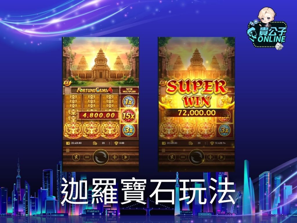 迦羅寶石試玩 迦羅寶石玩法 老虎機遊戲