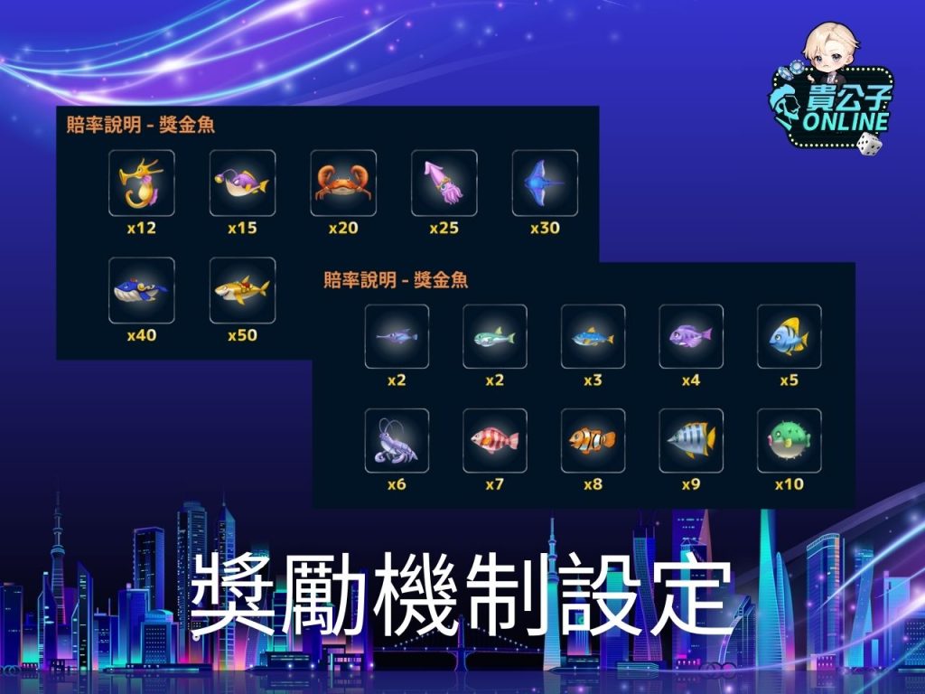 捕魚機遊戲 貴公子Online 捕魚機攻略