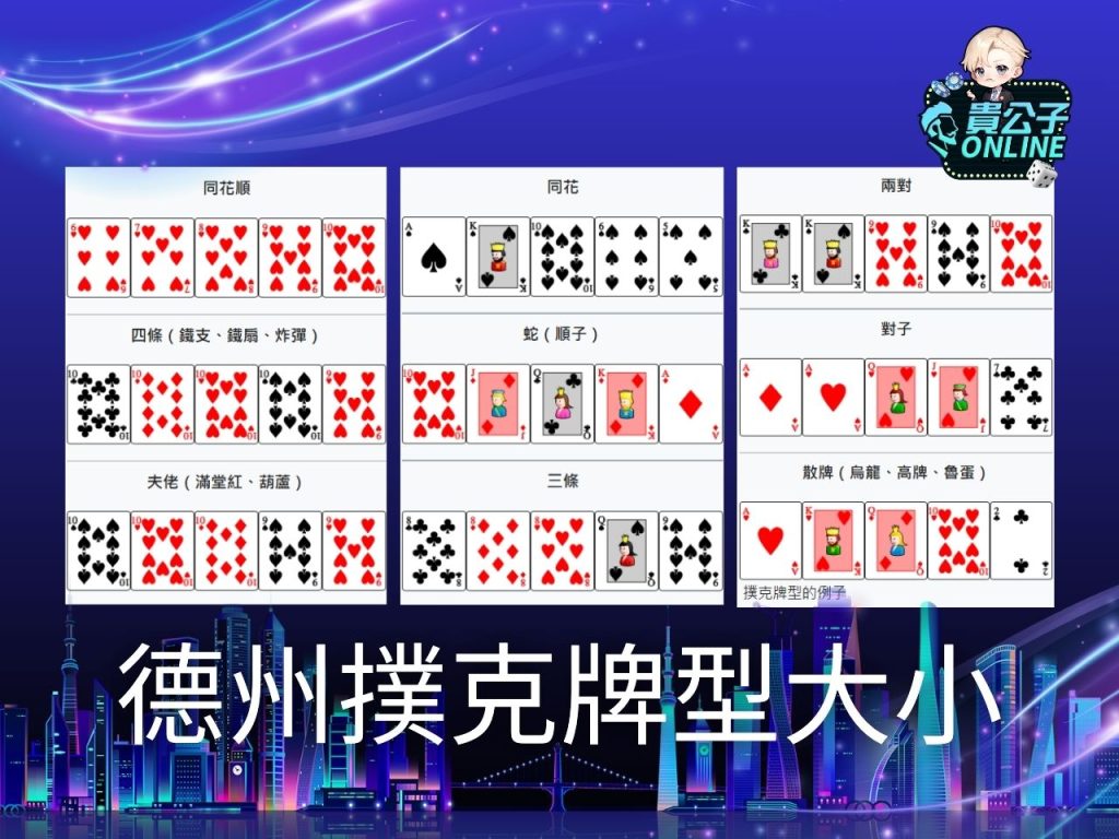 德州撲克免費 貴公子online 德州撲克規則