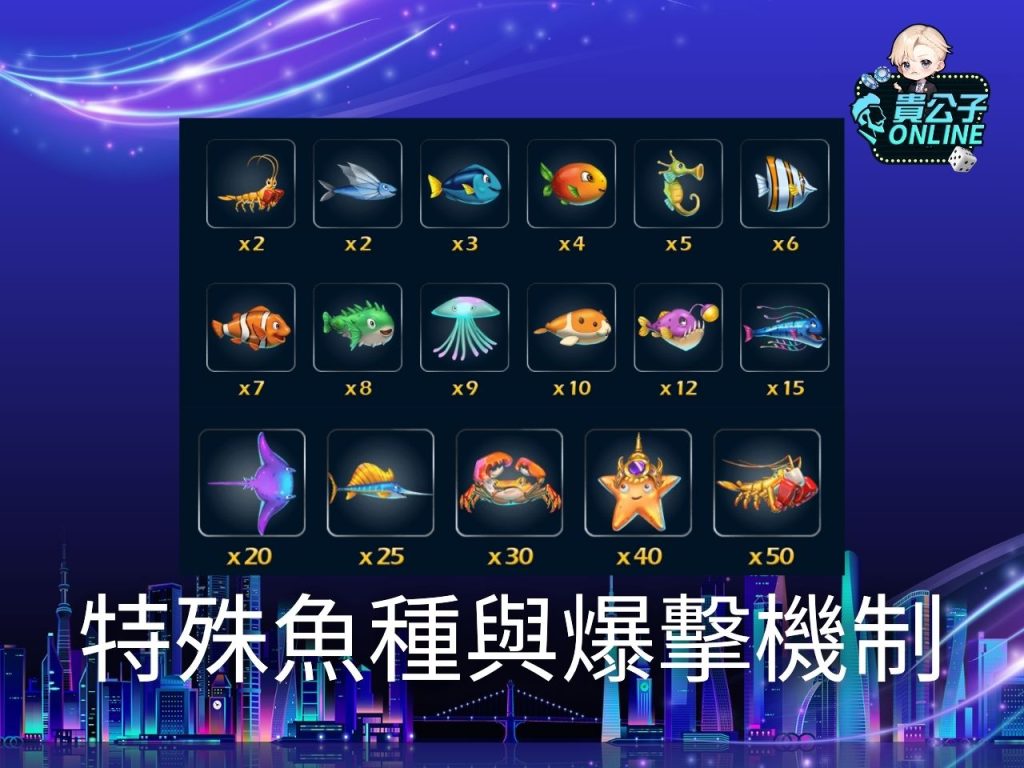 捕魚機遊戲 貴公子Online 娛樂城捕魚機