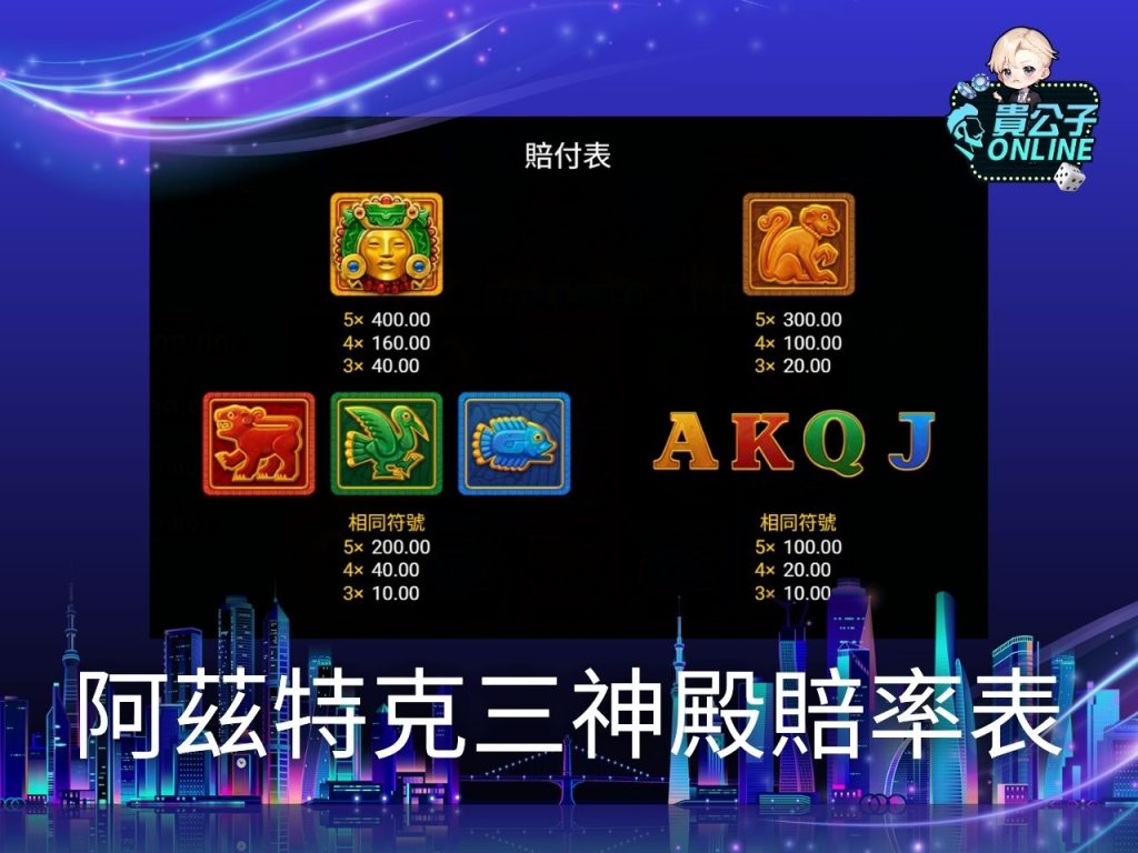 老虎機遊戲 貴公子Online 老虎機攻略